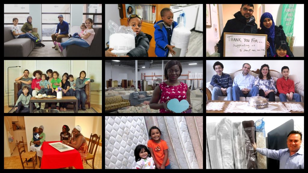 photo of furniture beneficiaries